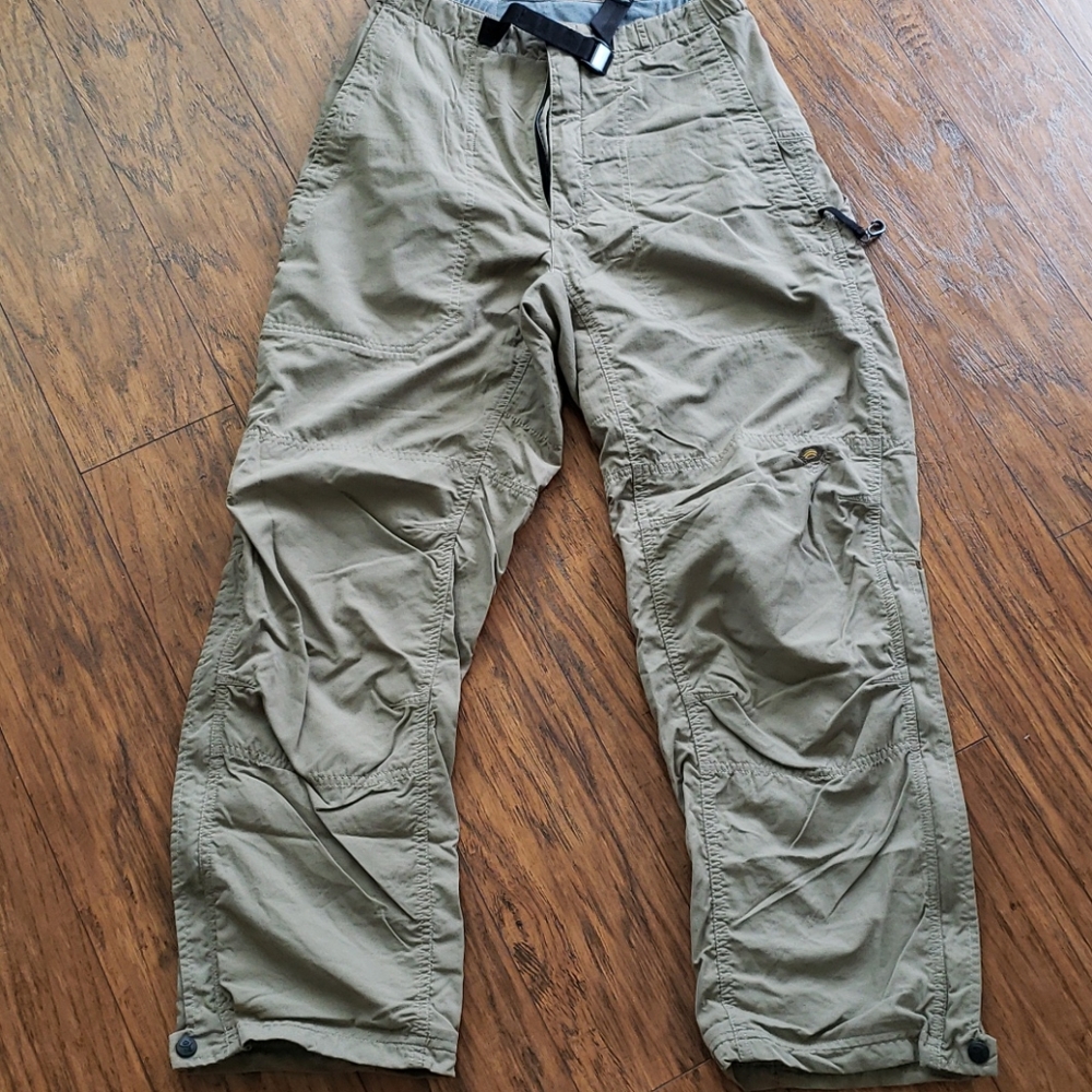 Tan lightweight Mountain Hardwear pants